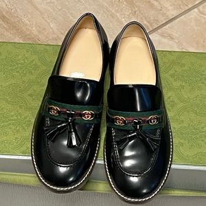 Kids Gucci Loafer With Web